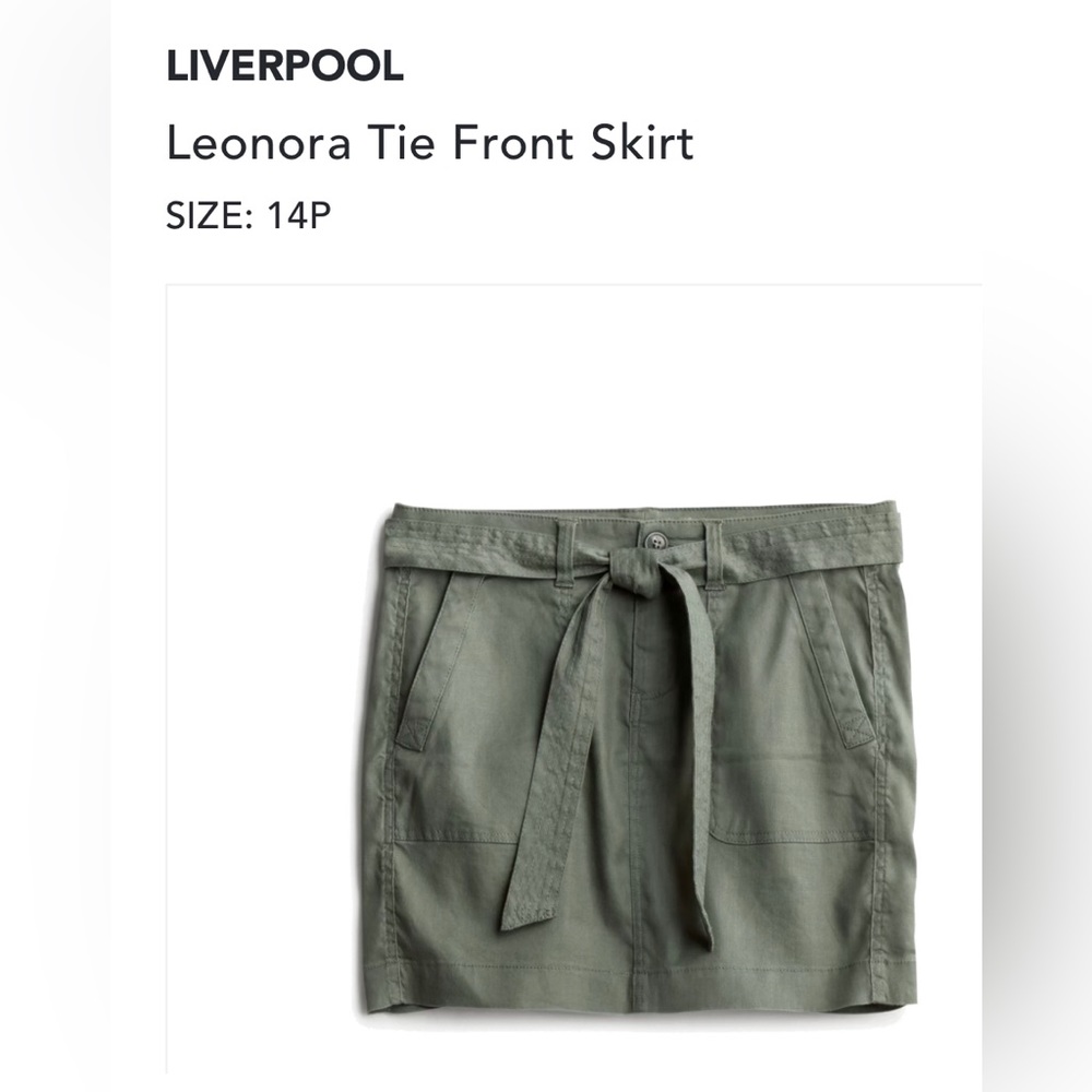 Liverpool Leonora Tie-front Skirt